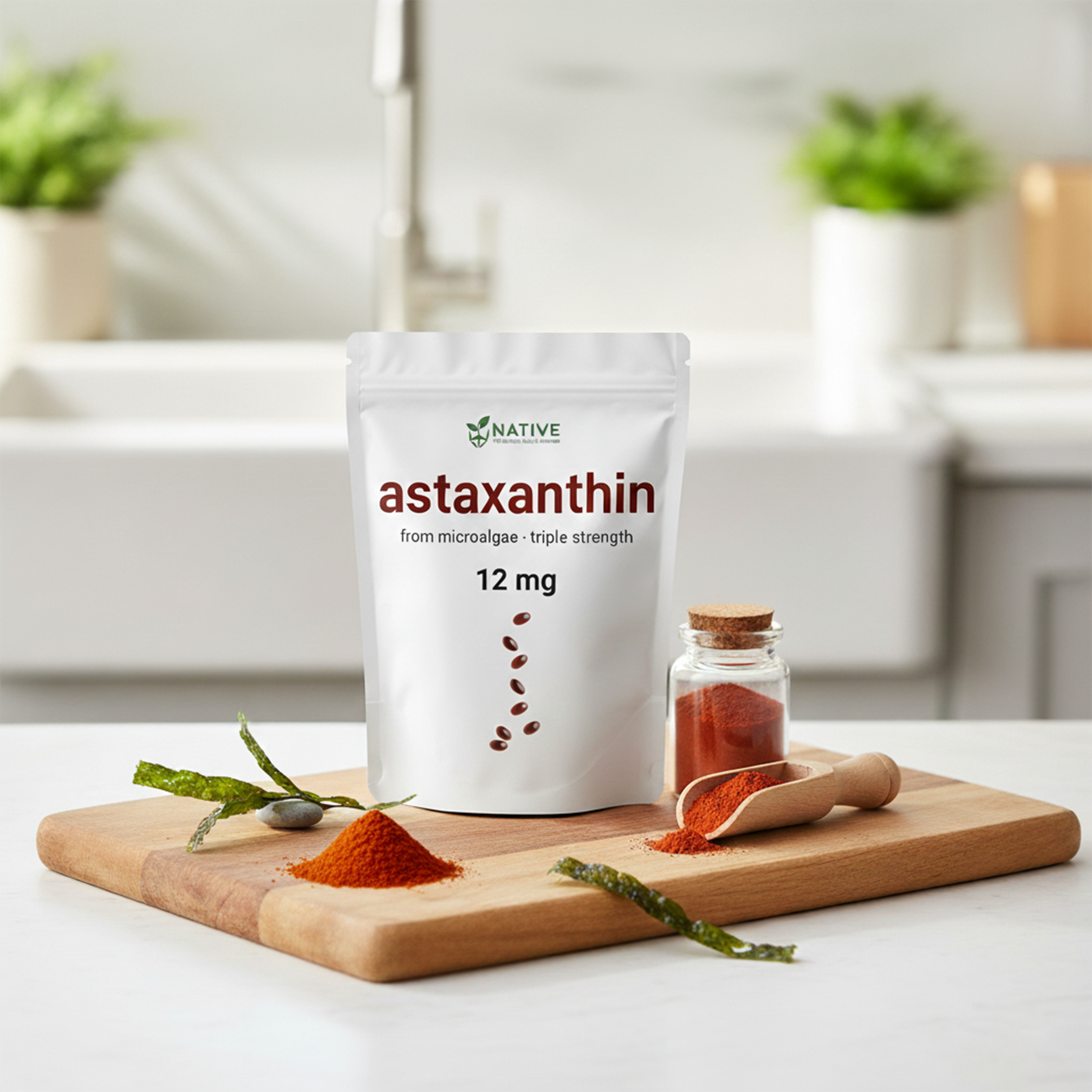 Native Astaxanthin Mini-Tablets 120 Pack | The Anti-Aging Bombshell