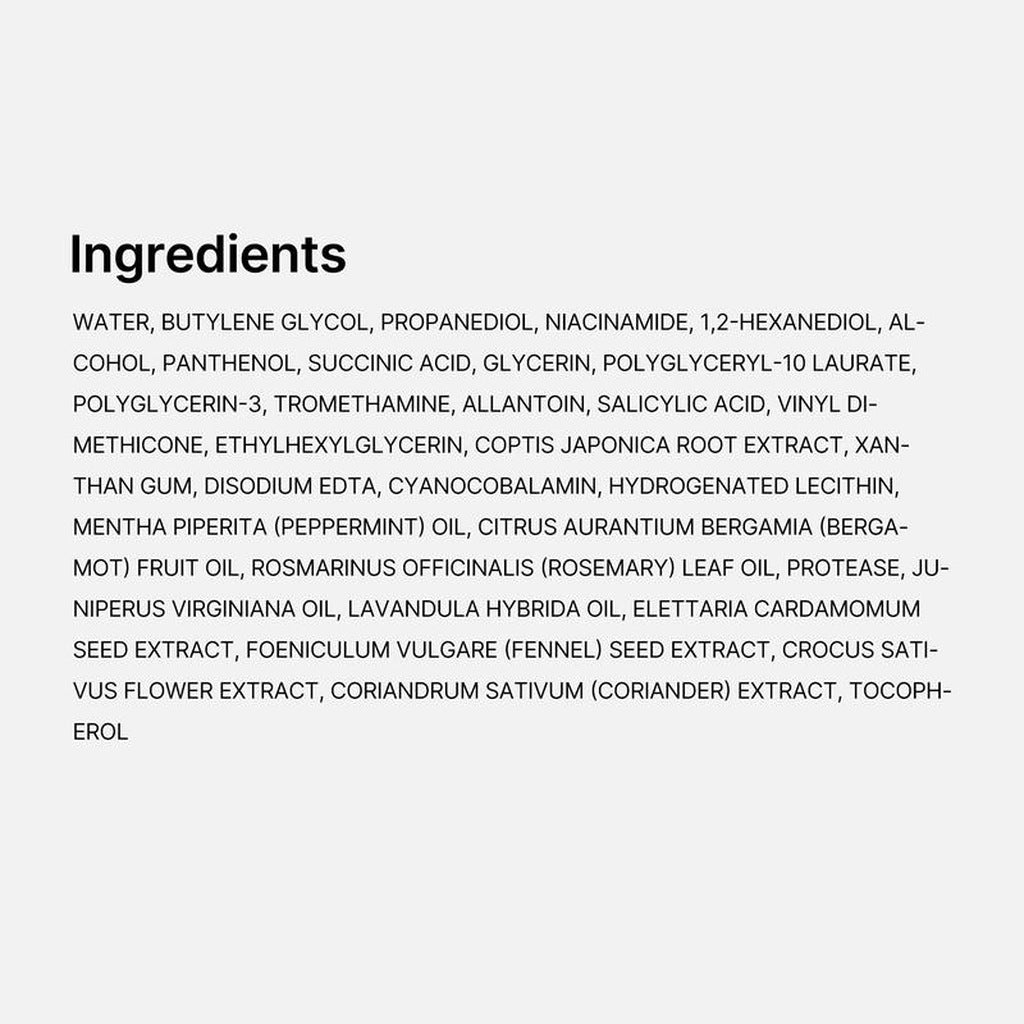 Native Red Reset Pads - Ingredients